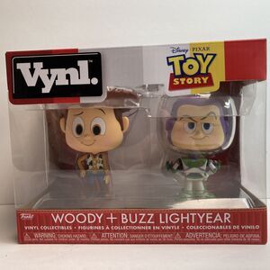 Toy Story VYNL Disney Pixar Woody Buzz Lightyear 2 Vinyl Figures Ages 3+